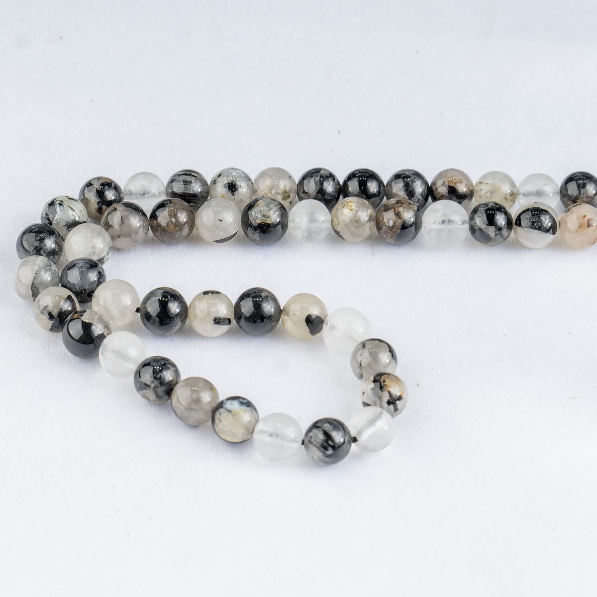 Black Rutile Beads, Natural Round Crystal Beads 6mm to 12mm | Beads | Wiccan Center