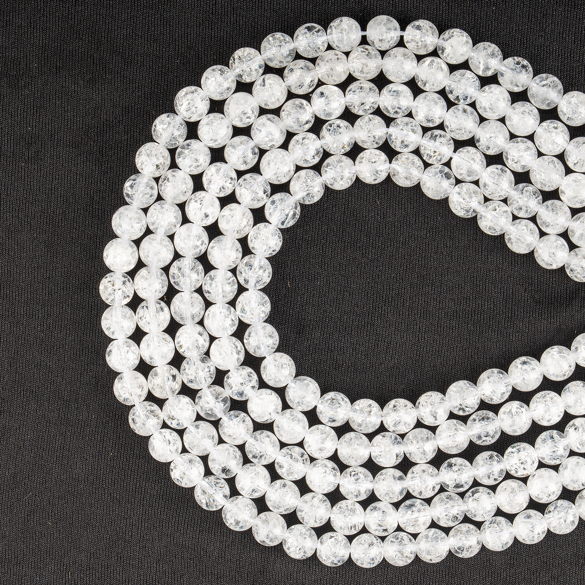 Crack Crystal Beads, Natural Round Crystal Beads 8mm, 10mm