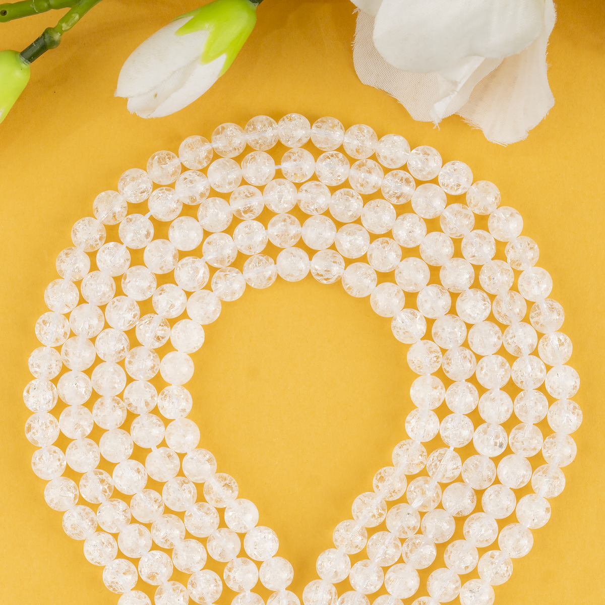 Crack Crystal Beads, Natural Round Crystal Beads 8mm, 10mm