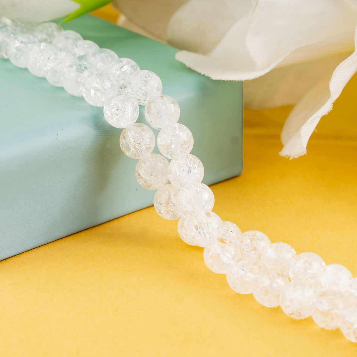 Crack Crystal Beads, Natural Round Crystal Beads 8mm, 10mm
