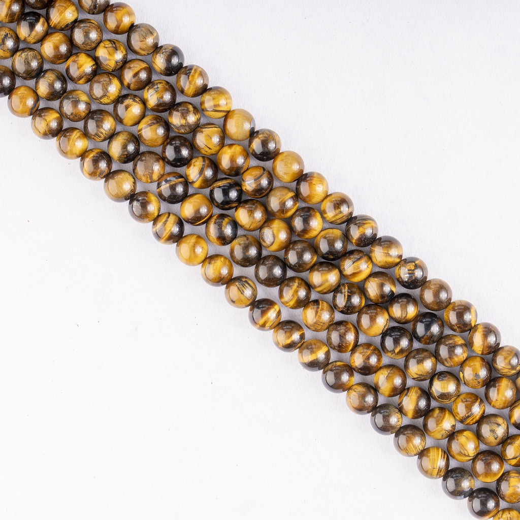 Tiger Eye Beads, Natural Round Crystal Beads 4mm to 16mm | | Wiccan Center
