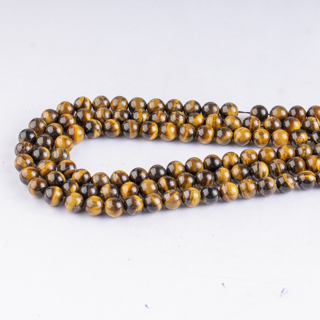 Tiger Eye Beads, Natural Round Crystal Beads 4mm to 16mm | | Wiccan Center