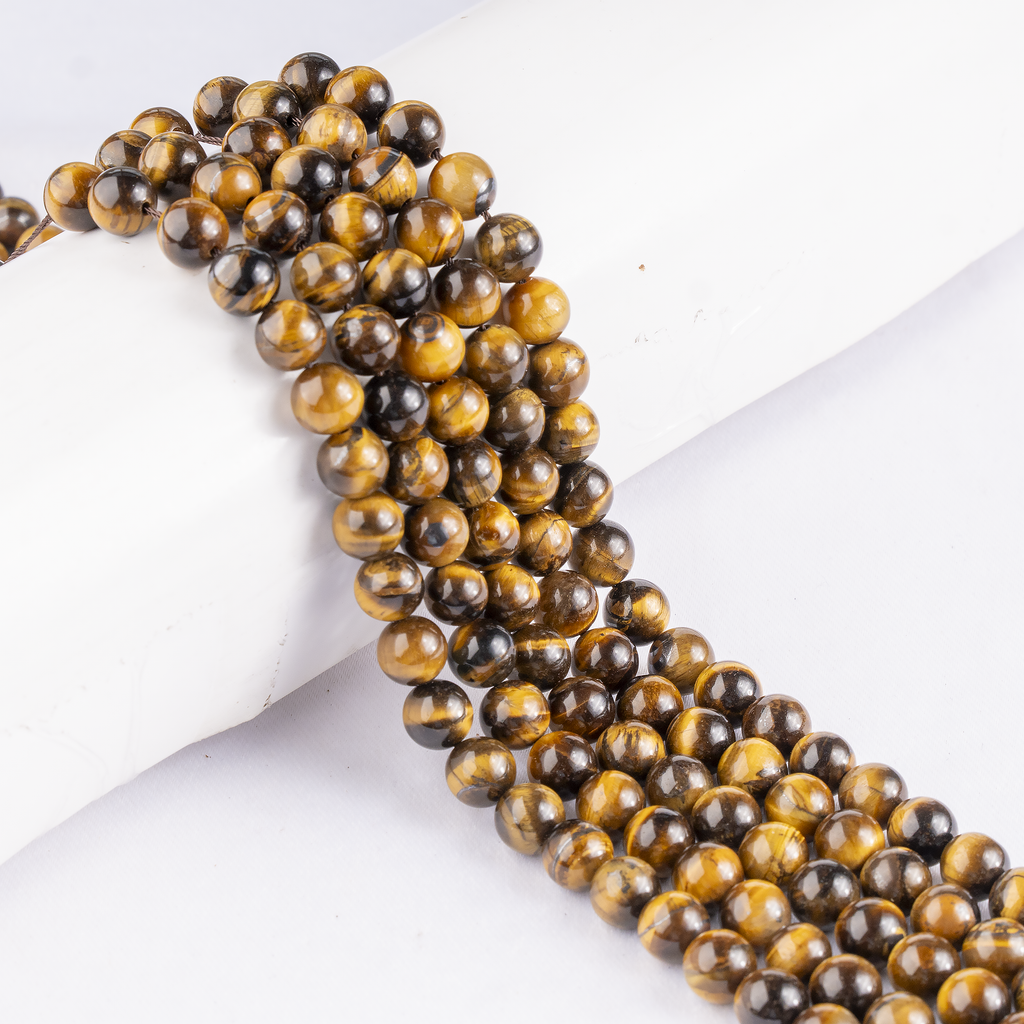 Tiger Eye Beads, Natural Round Crystal Beads 4mm to 16mm | | Wiccan Center