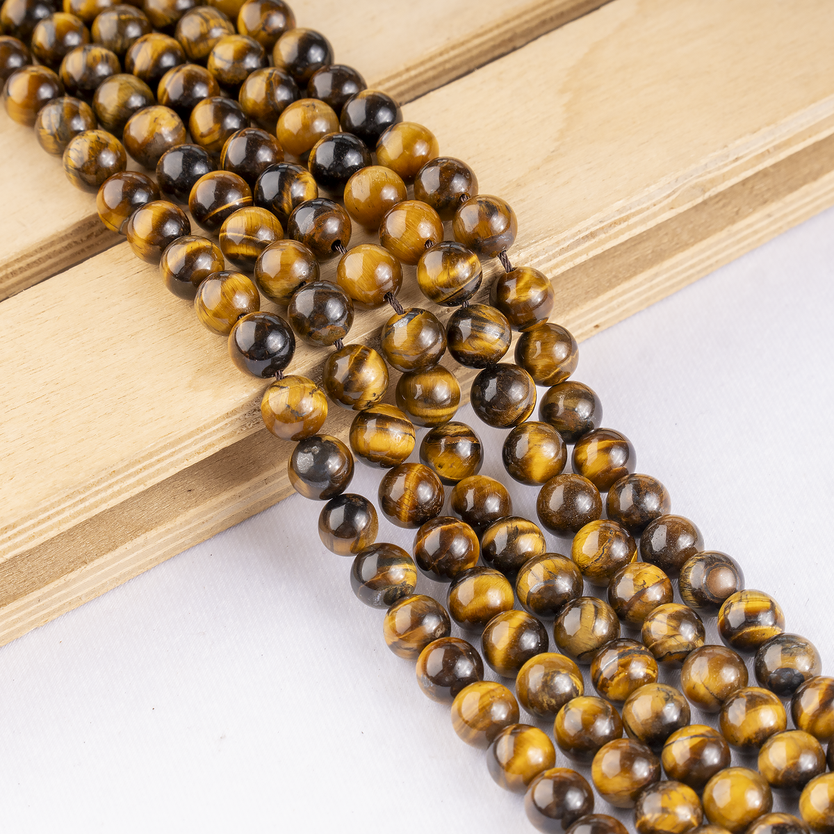 Tiger Eye Beads, Natural Round Crystal Beads 4mm to 16mm | | Wiccan Center