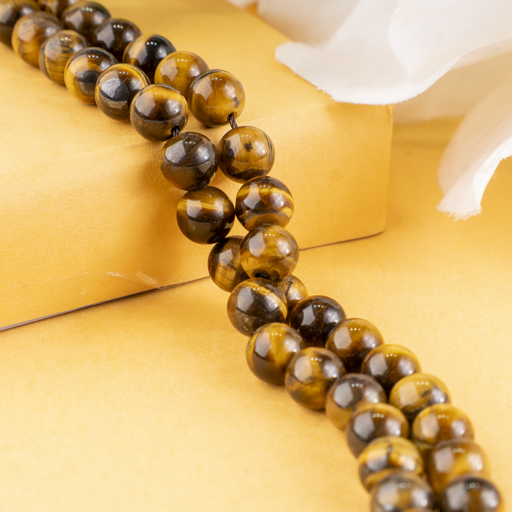 Tiger Eye Beads, Natural Round Crystal Beads 4mm to 16mm | | Wiccan Center
