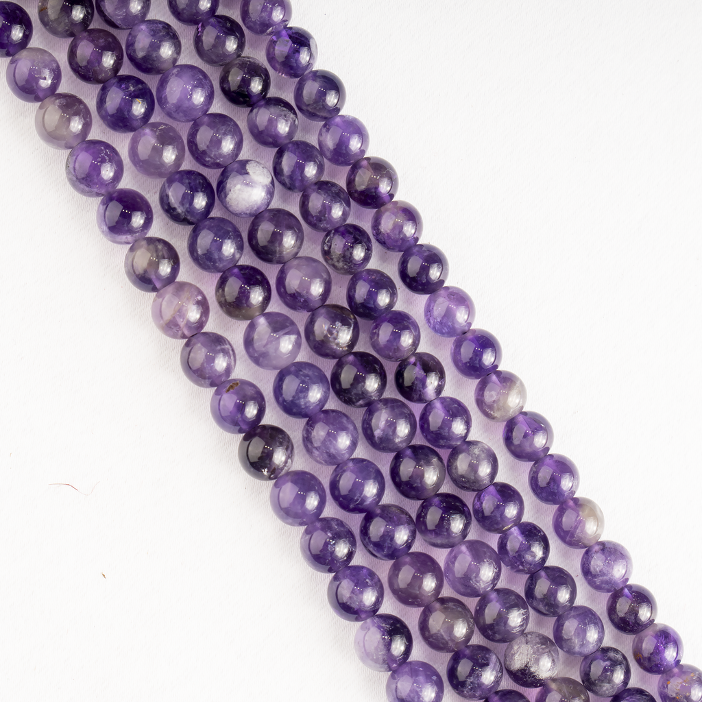 Amethyst Beads, Natural Round Crystal Beads 4mm to 14mm