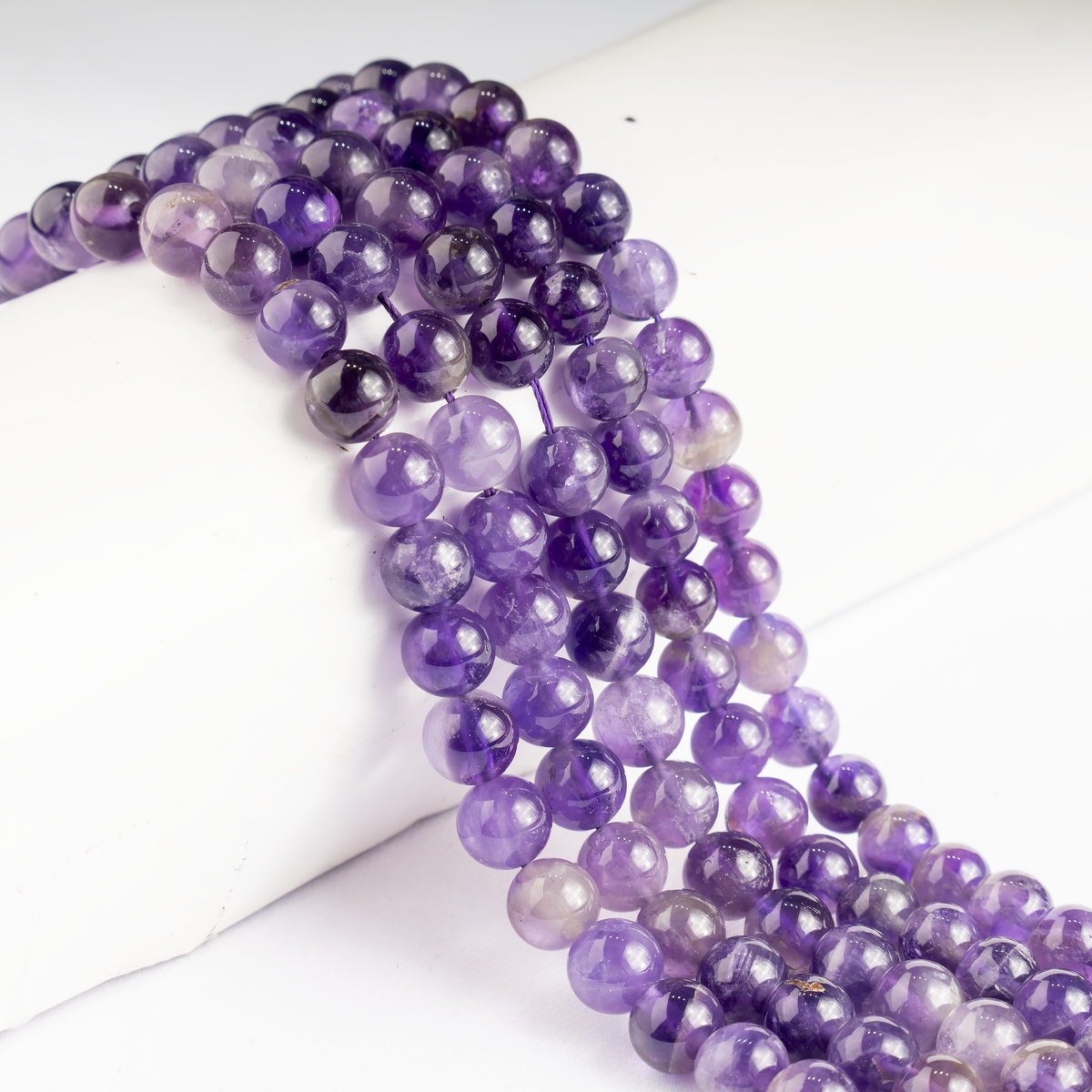 Amethyst Beads, Natural Round Crystal Beads 4mm to 14mm