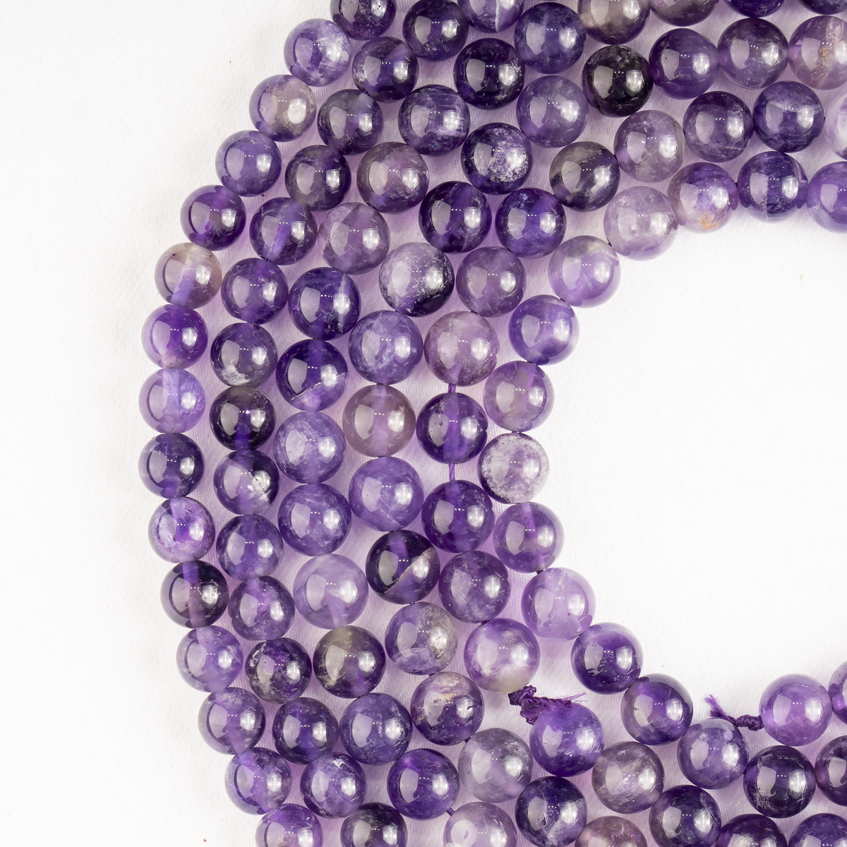 Amethyst Beads, Natural Round Crystal Beads 4mm to 14mm