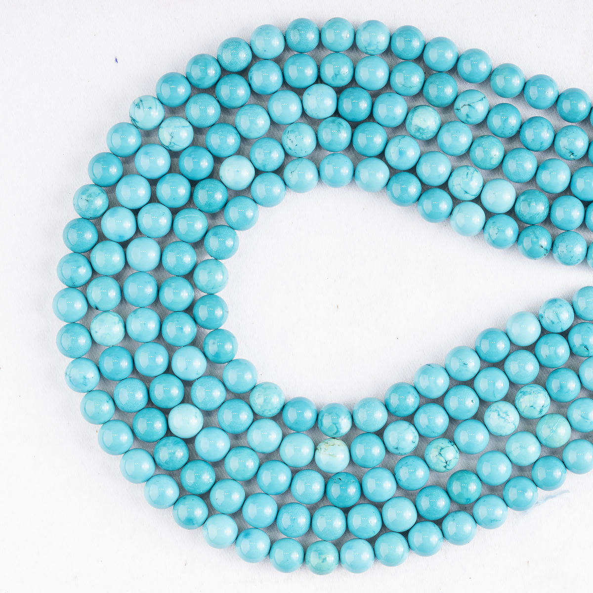 Turquoise Howlite Beads, Natural Round Crystal Beads 4mm to 12mm | | Wiccan Center