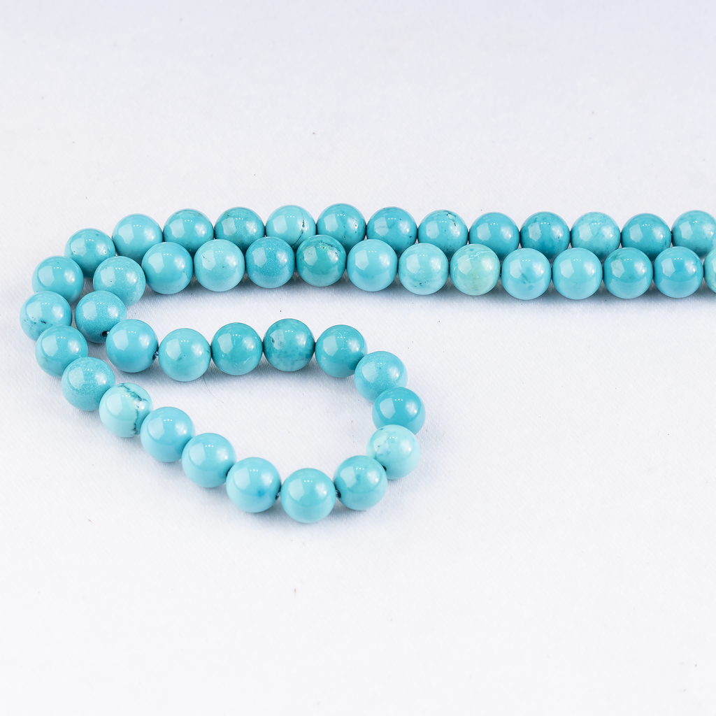 Turquoise Howlite Beads, Natural Round Crystal Beads 4mm to 12mm | | Wiccan Center