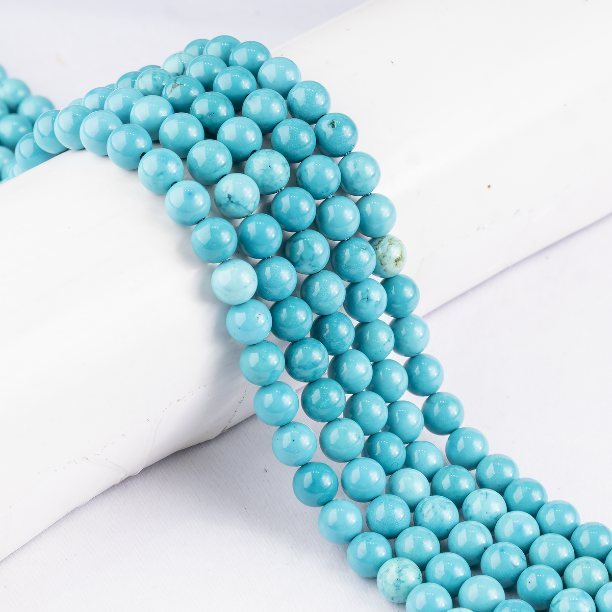 Turquoise Howlite Beads, Natural Round Crystal Beads 4mm to 12mm | | Wiccan Center