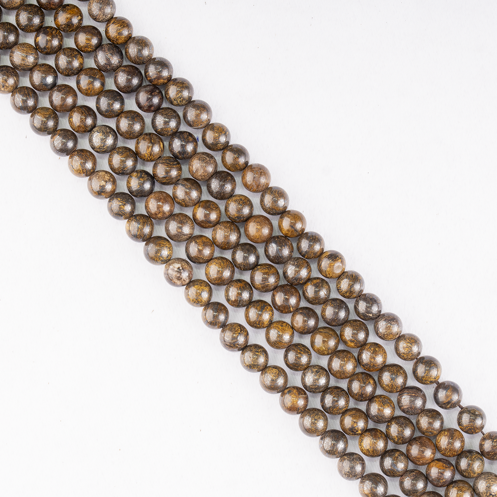 Bronzite Beads, Natural Round Crystal Beads 4mm to 12mm