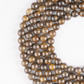 Bronzite Beads, Natural Round Crystal Beads 4mm to 12mm