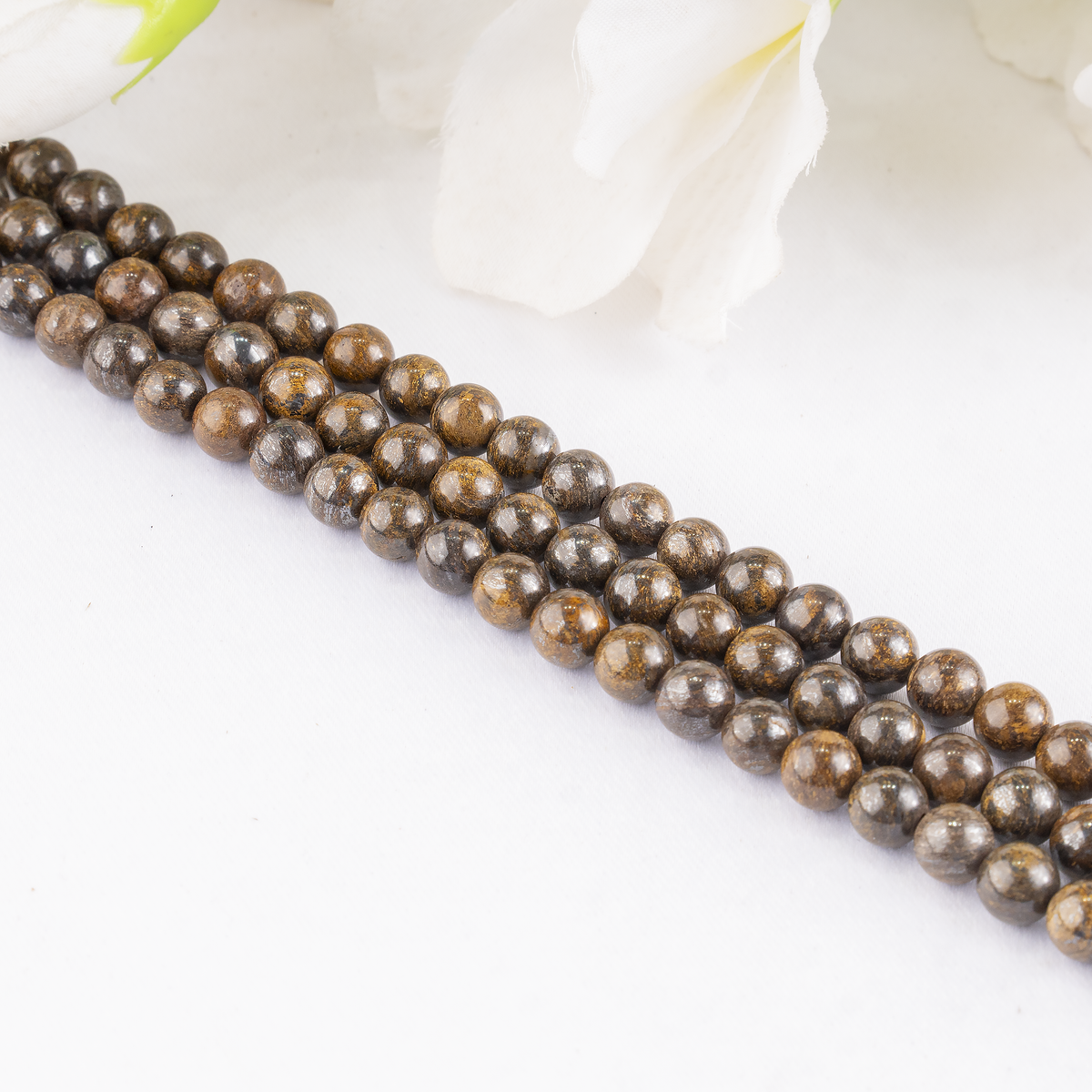 Bronzite Beads, Natural Round Crystal Beads 4mm to 12mm