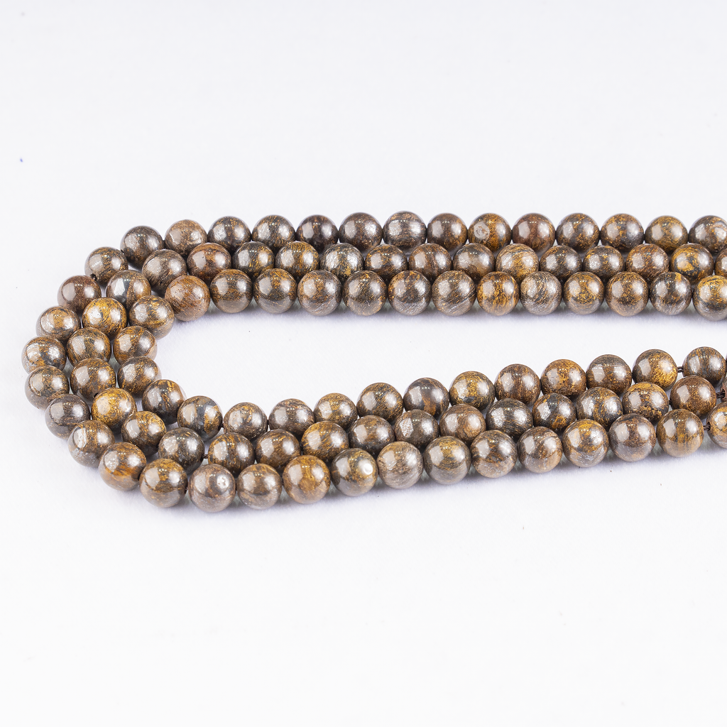 Bronzite Beads, Natural Round Crystal Beads 4mm to 12mm