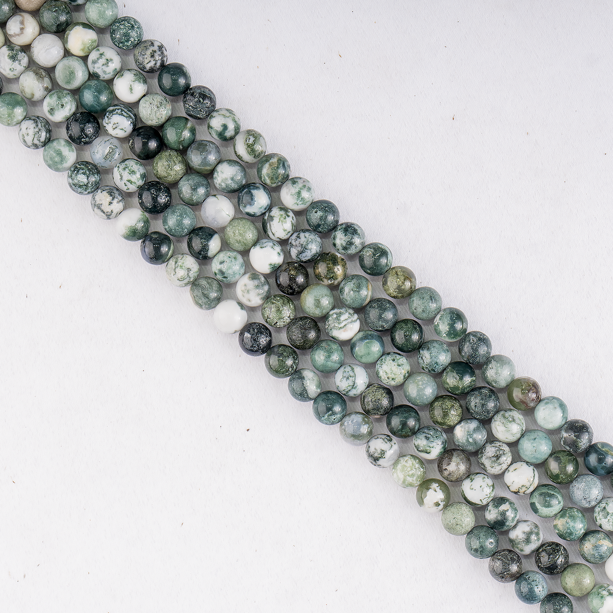 Tree Agate Beads, Natural Round Crystal Beads 4mm to 12mm | | Wiccan Center