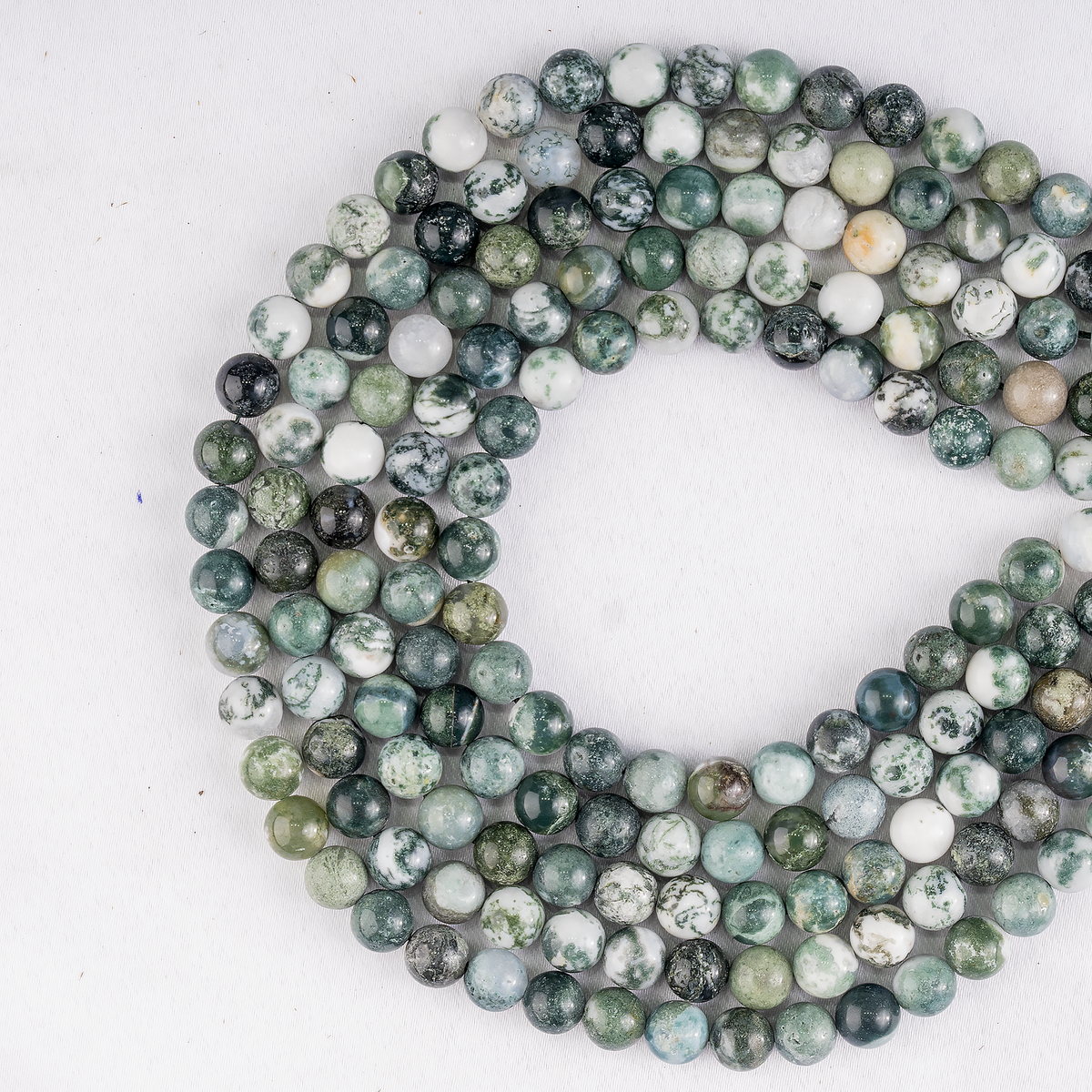 Tree Agate Beads, Natural Round Crystal Beads 4mm to 12mm | | Wiccan Center