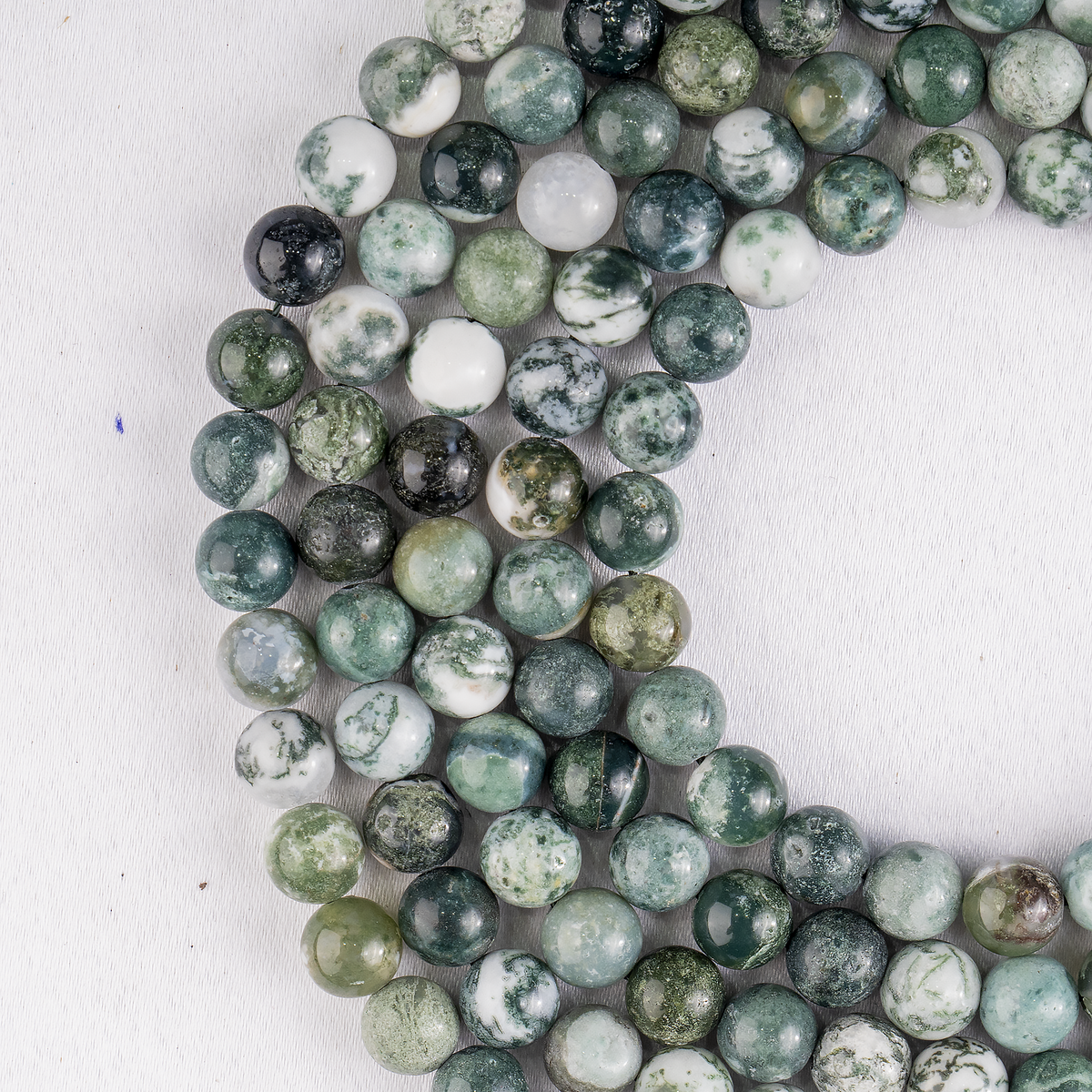 Tree Agate Beads, Natural Round Crystal Beads 4mm to 12mm | | Wiccan Center