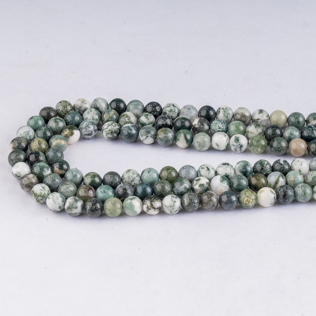 Tree Agate Beads, Natural Round Crystal Beads 4mm to 12mm | | Wiccan Center