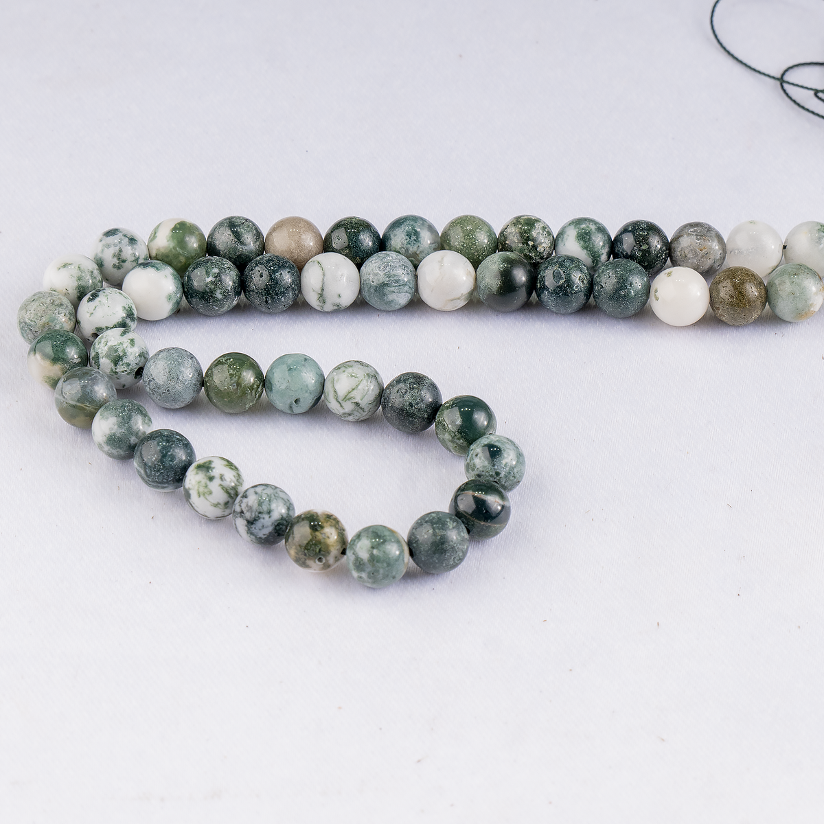 Tree Agate Beads, Natural Round Crystal Beads 4mm to 12mm | | Wiccan Center