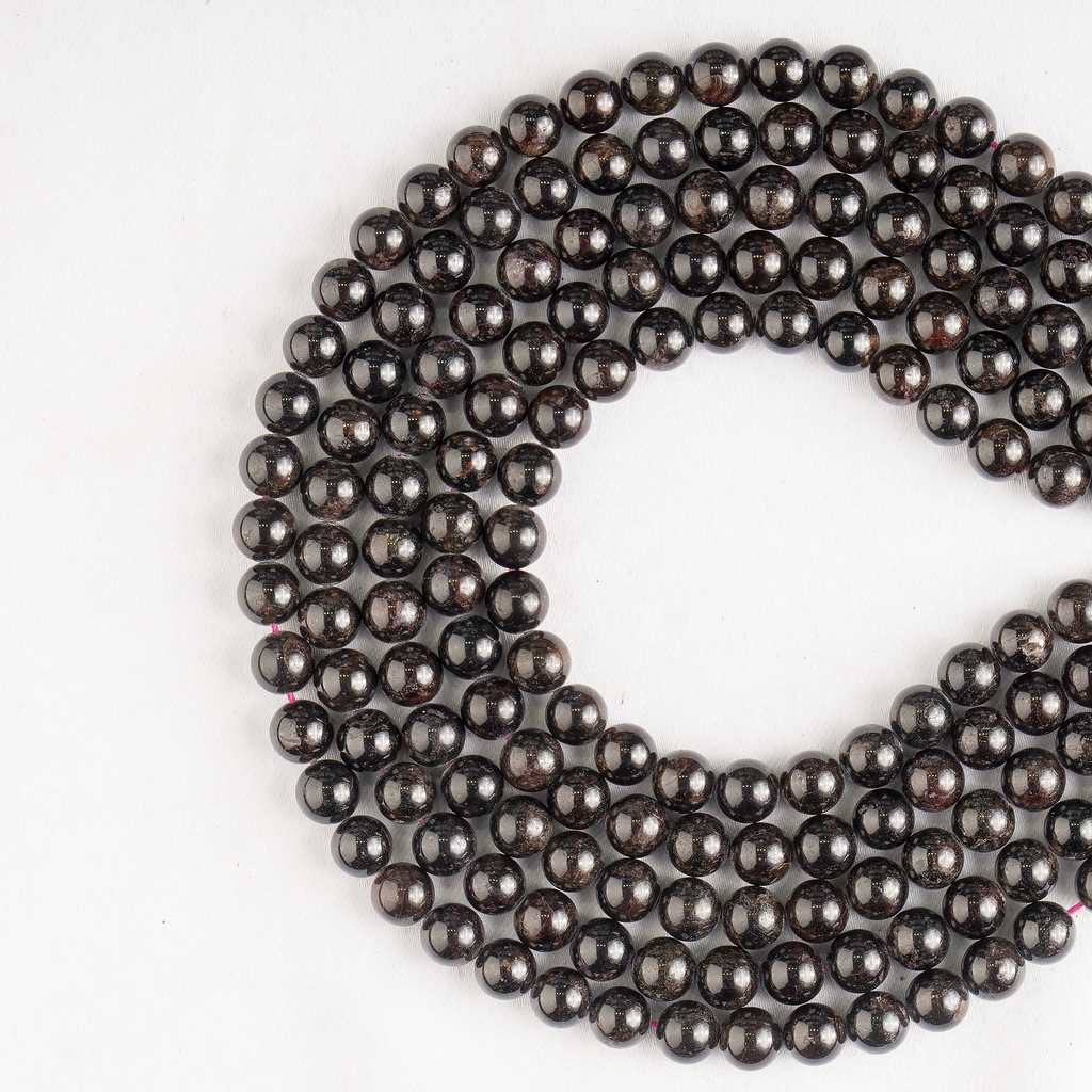 Garnet Beads, Natural Round Crystal Beads 4mm to 12mm | | Wiccan Center