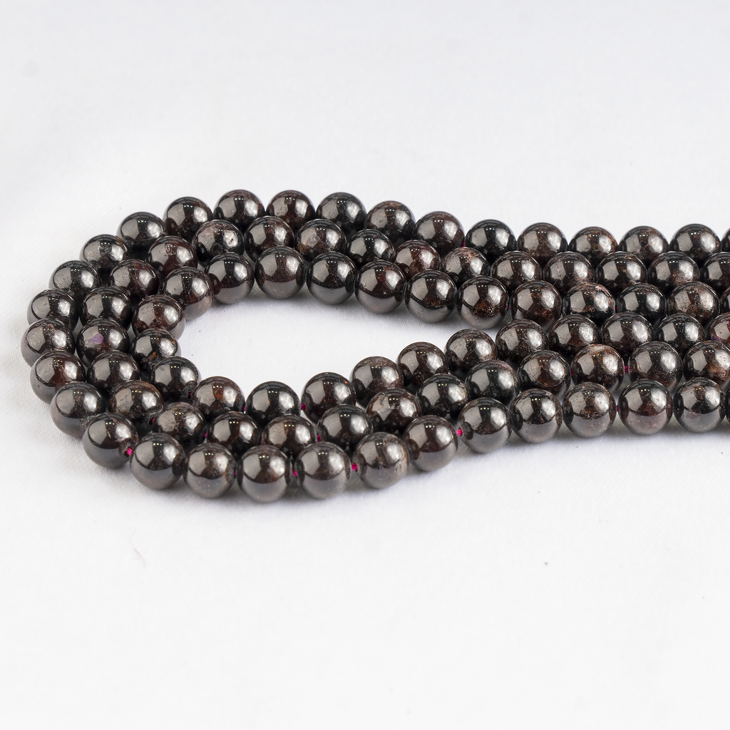Garnet Beads, Natural Round Crystal Beads 4mm to 12mm | | Wiccan Center