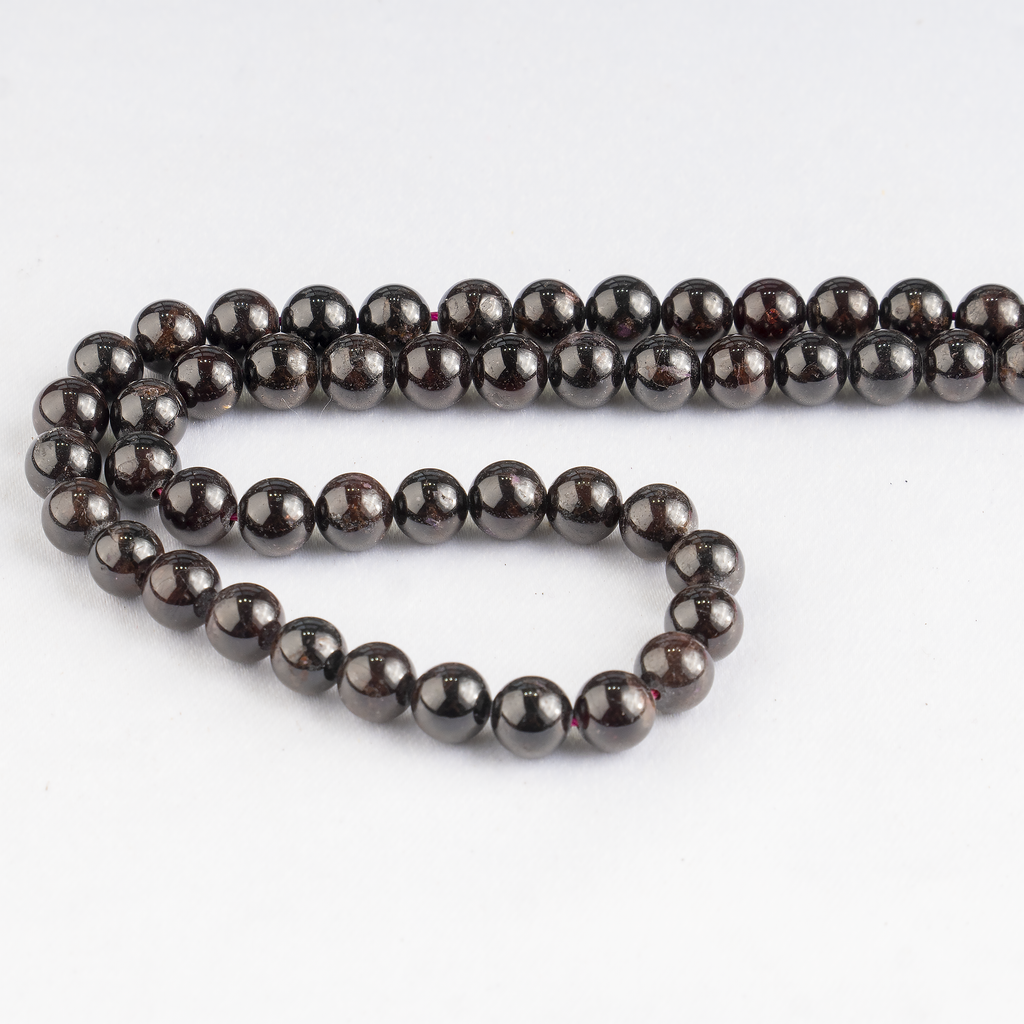Garnet Beads, Natural Round Crystal Beads 4mm to 12mm | | Wiccan Center