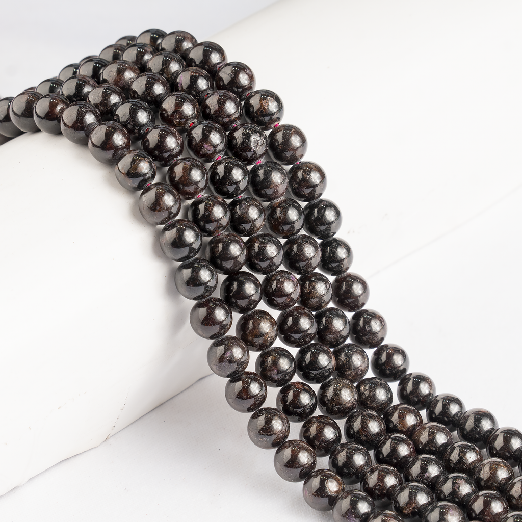 Garnet Beads, Natural Round Crystal Beads 4mm to 12mm | | Wiccan Center