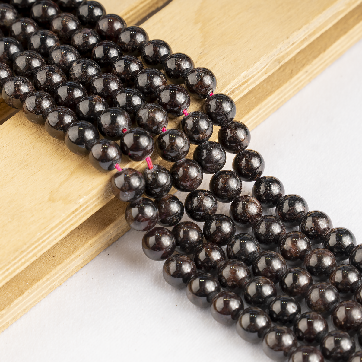 Garnet Beads, Natural Round Crystal Beads 4mm to 12mm | | Wiccan Center