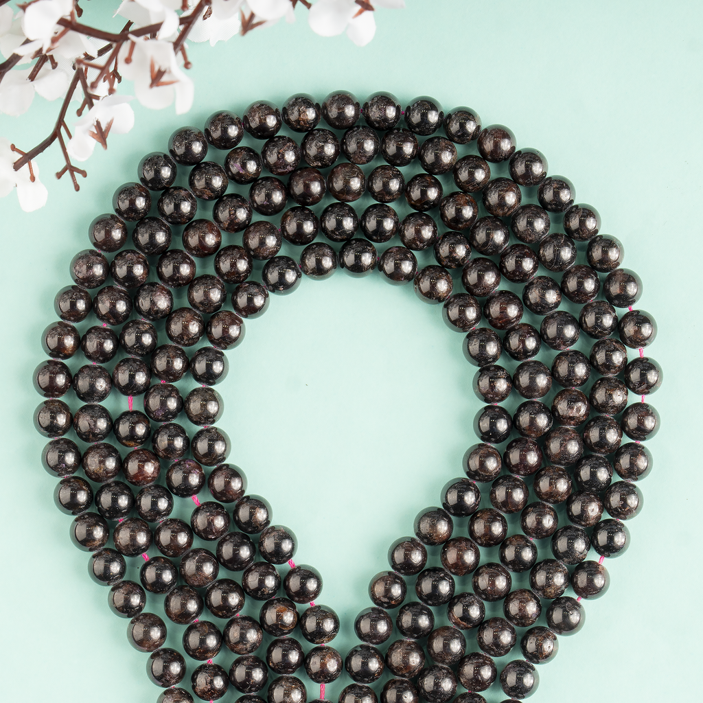 Garnet Beads, Natural Round Crystal Beads 4mm to 12mm | | Wiccan Center