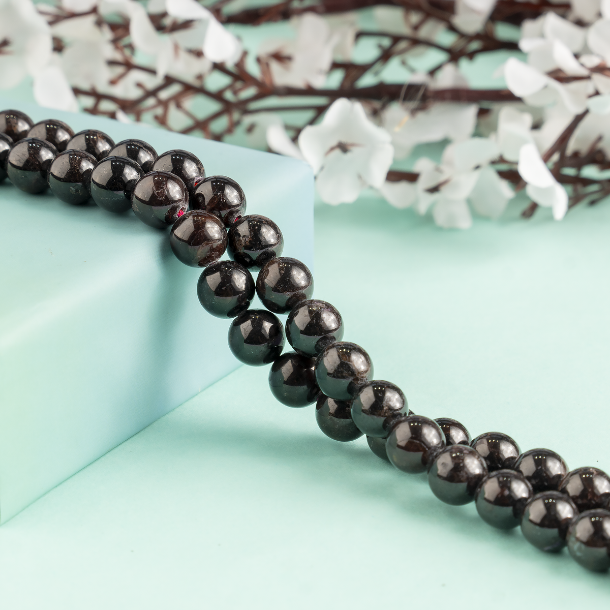 Garnet Beads, Natural Round Crystal Beads 4mm to 12mm | | Wiccan Center