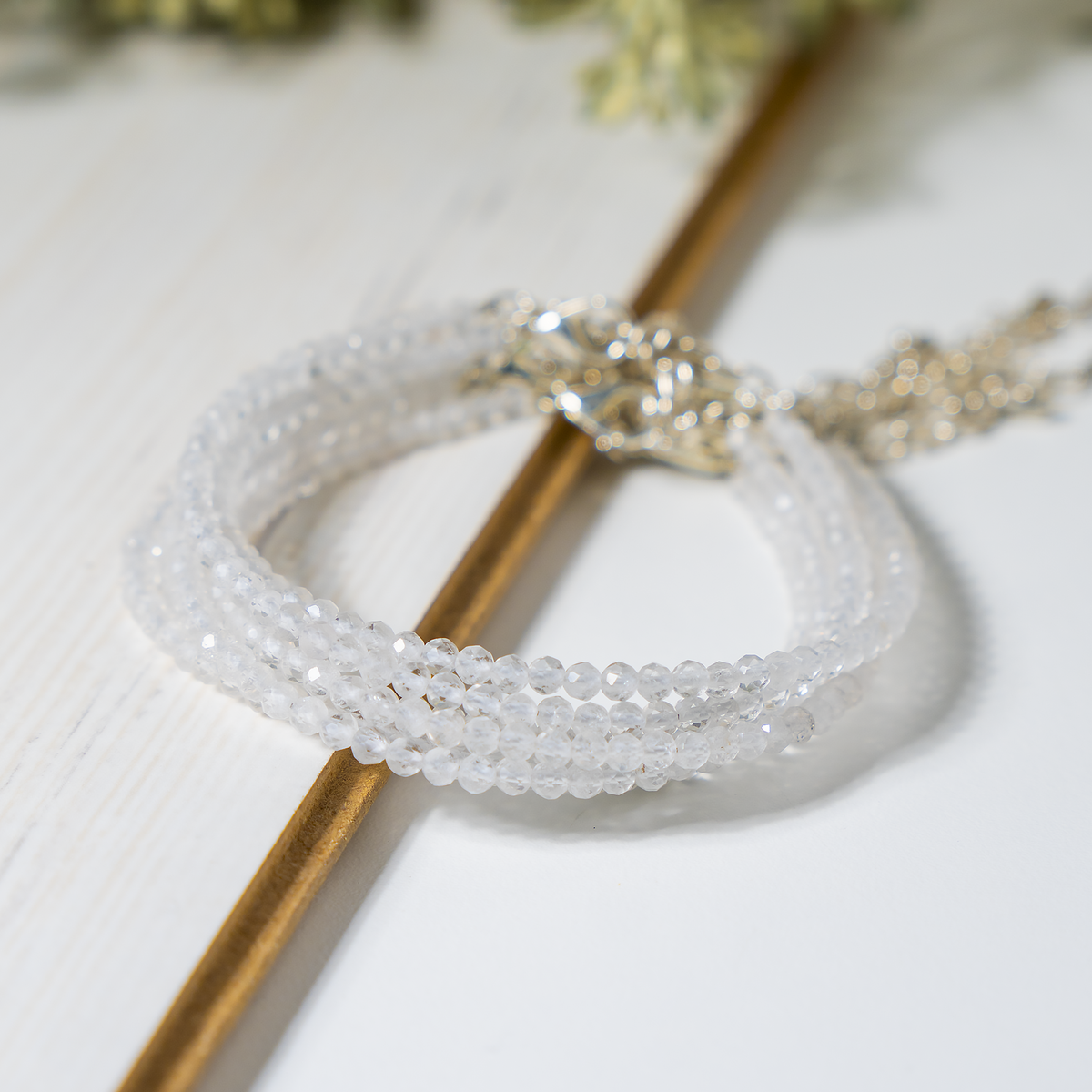 Clear Quartz Anklet – Natural Crystal Healing & Energy Jewelry