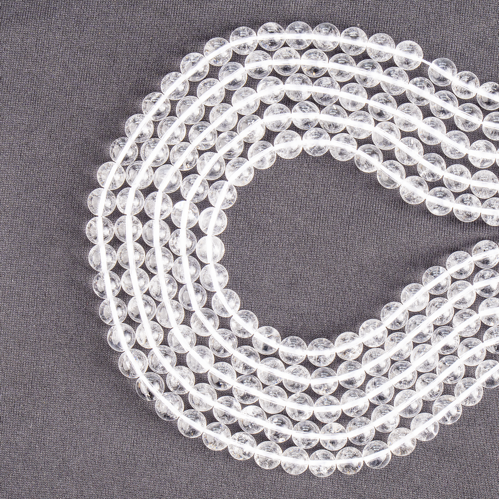 Crystal Quartz Beads, Natural Round Crystal Beads 4mm to 16mm. | | Wiccan Center