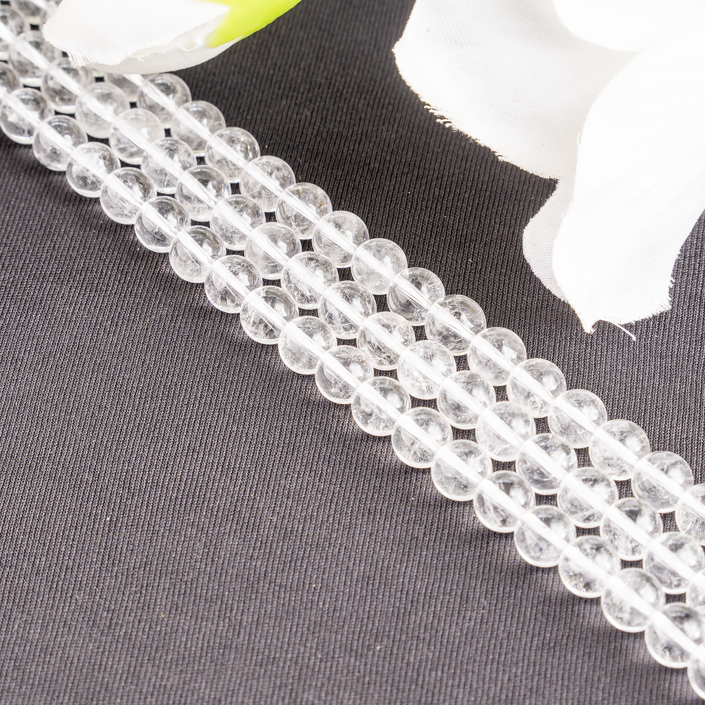 Crystal Quartz Beads, Natural Round Crystal Beads 4mm to 16mm. | | Wiccan Center