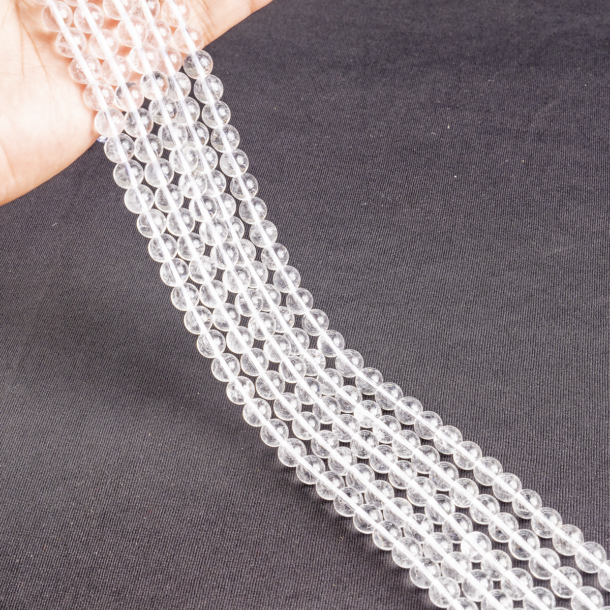 Crystal Quartz Beads, Natural Round Crystal Beads 4mm to 16mm. | | Wiccan Center