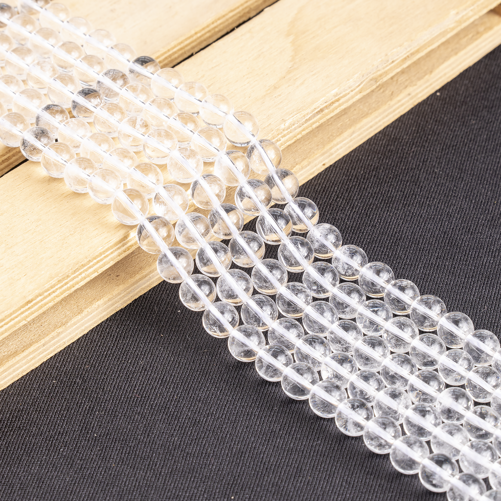 Crystal Quartz Beads, Natural Round Crystal Beads 4mm to 16mm. | | Wiccan Center