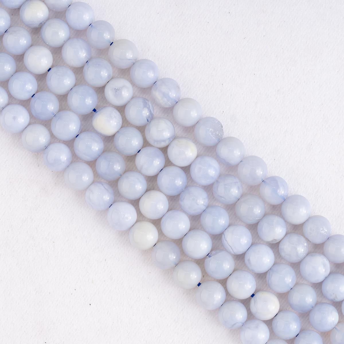 Blue Lace agate Beads, Natural Round Crystal Beads 4mm to 10mm | Beads | Wiccan Center