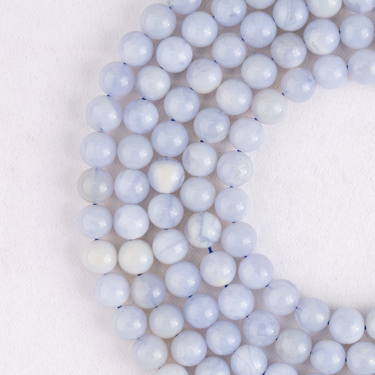 Blue Lace agate Beads, Natural Round Crystal Beads 4mm to 10mm | Beads | Wiccan Center