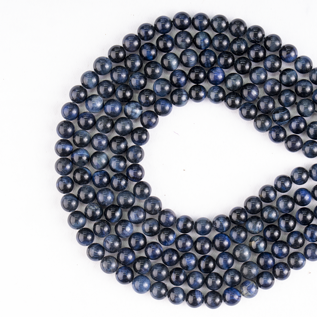 Blue Tiger Eye Beads, Natural Round Crystal Beads 6mm to 12mm | Beads | Wiccan Center