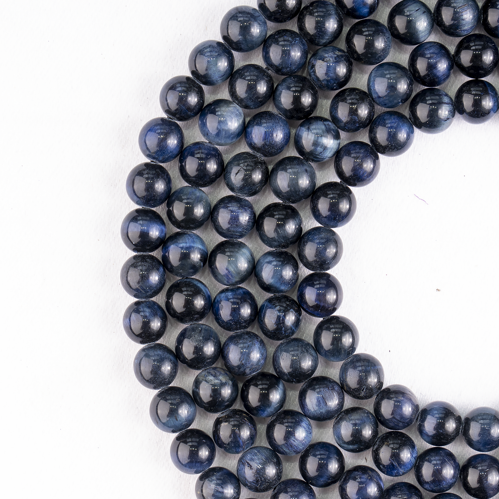 Blue Tiger Eye Beads, Natural Round Crystal Beads 6mm to 12mm | Beads | Wiccan Center