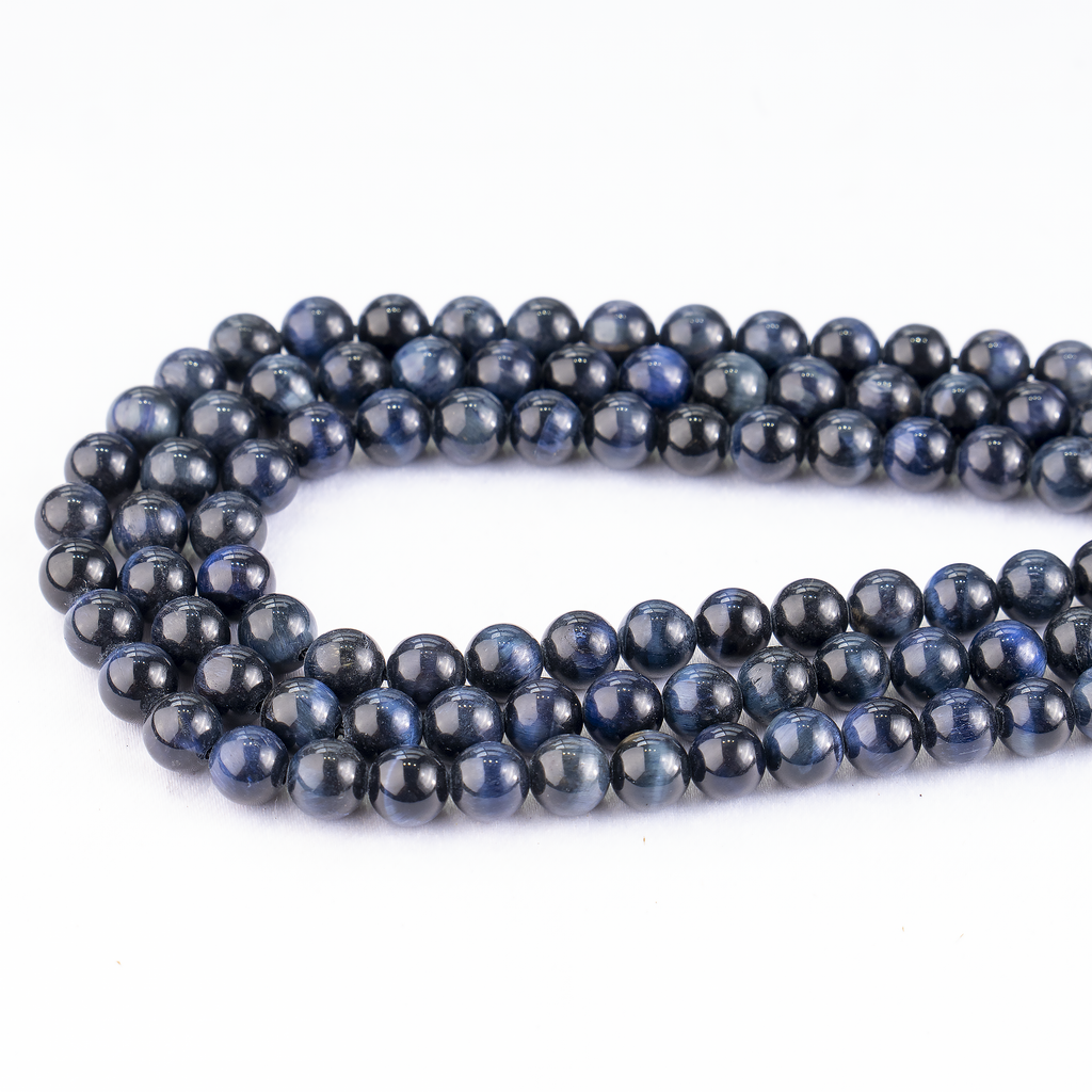 Blue Tiger Eye Beads, Natural Round Crystal Beads 6mm to 12mm | Beads | Wiccan Center