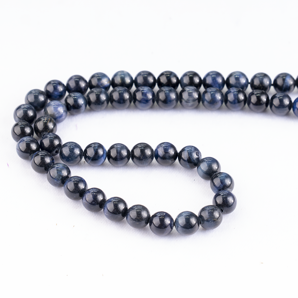 Blue Tiger Eye Beads, Natural Round Crystal Beads 6mm to 12mm | Beads | Wiccan Center