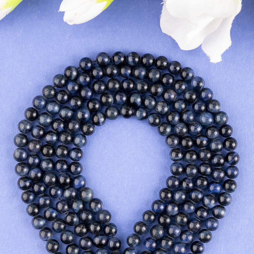 Blue Tiger Eye Beads, Natural Round Crystal Beads 6mm to 12mm | Beads | Wiccan Center