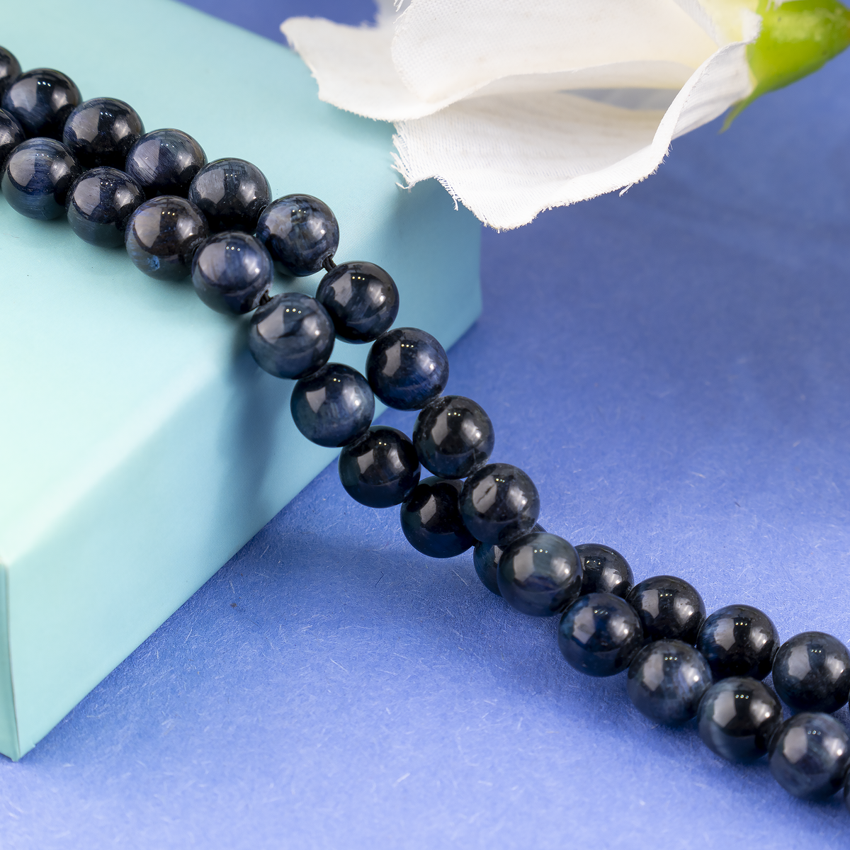Blue Tiger Eye Beads, Natural Round Crystal Beads 6mm to 12mm | Beads | Wiccan Center