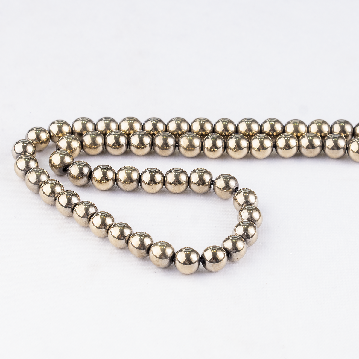 Golden Hematite Beads, Natural Round Crystal Beads 6mm to 10mm | | Wiccan Center