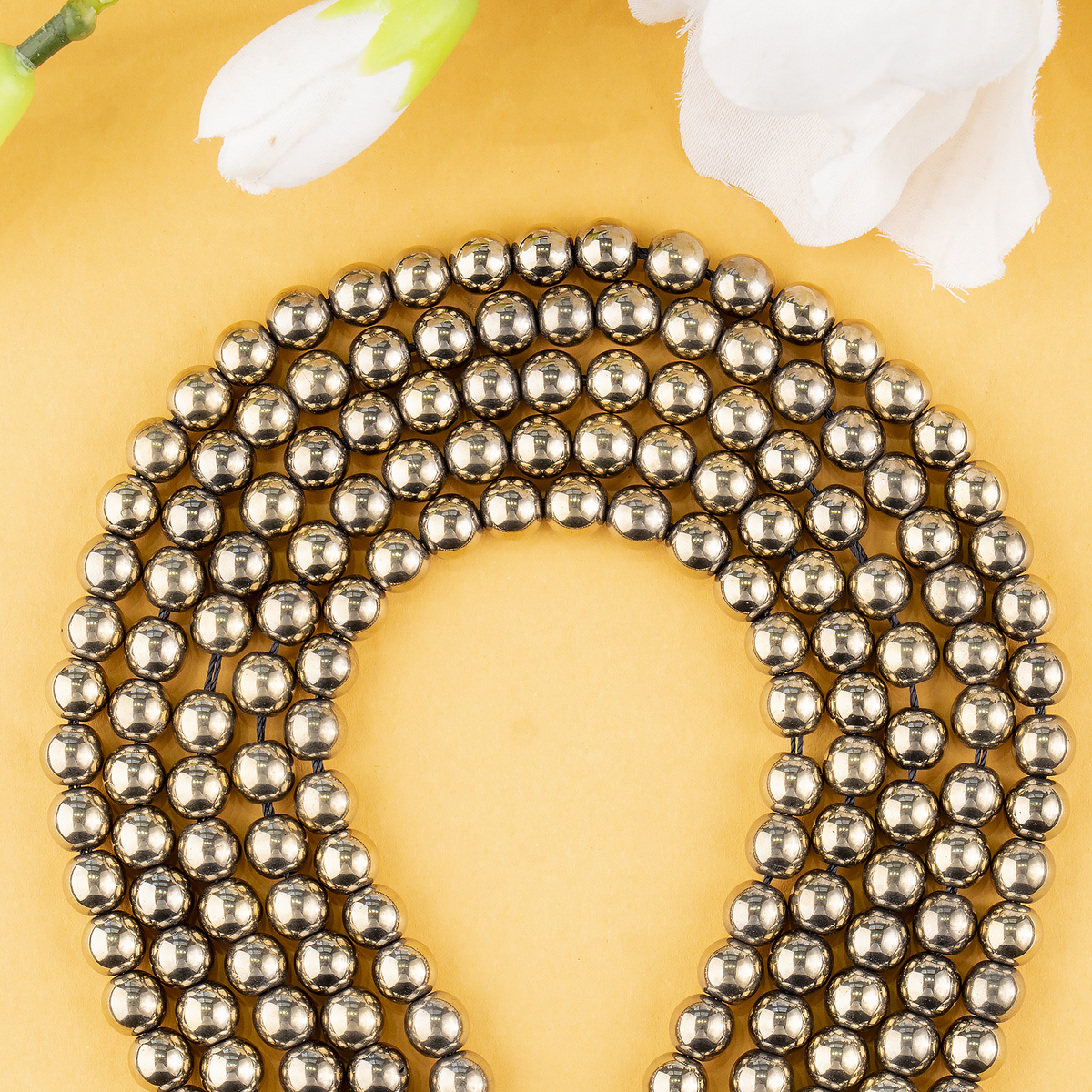 Golden Hematite Beads, Natural Round Crystal Beads 6mm to 10mm | | Wiccan Center