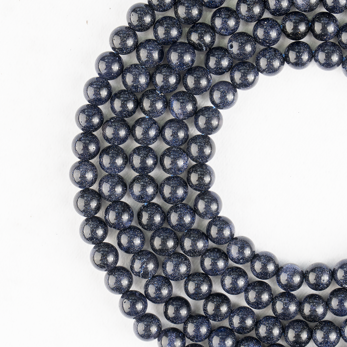 Blue Sandstone Beads, Natural Round Crystal Beads 4mm to 12mm | Beads | Wiccan Center