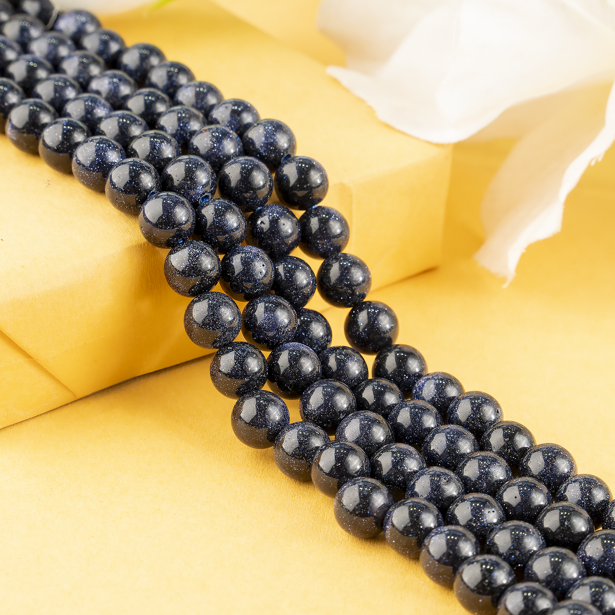 Blue Sandstone Beads, Natural Round Crystal Beads 4mm to 12mm | Beads | Wiccan Center
