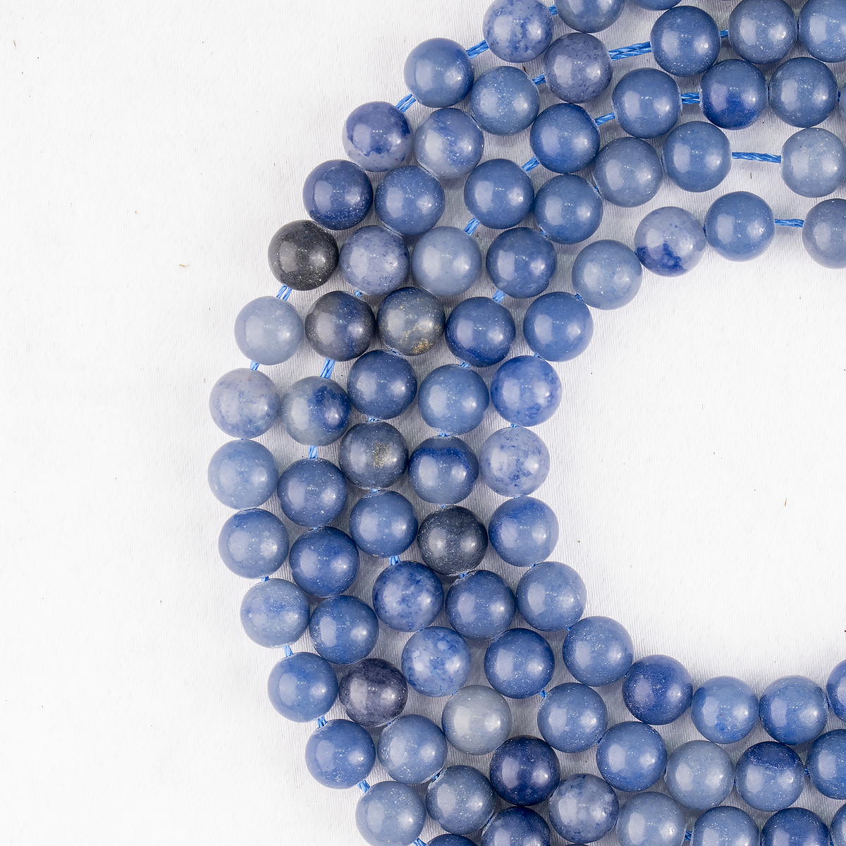 Blue Aventurine Beads, Natural Round Crystal Beads 4mm to 12mm | Beads | Wiccan Center