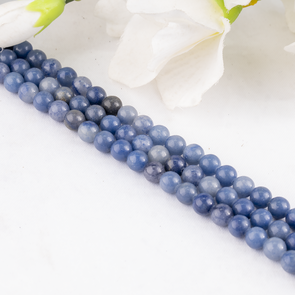 Blue Aventurine Beads, Natural Round Crystal Beads 4mm to 12mm | Beads | Wiccan Center